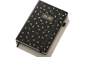 TDOLISSTE - Kalender 2025-2026 Wochenplaner A5 Terminplaner für Lehrer, Schüler, Büro, Mehrsprachiges 1 Woche 2 Seiten, Juli 2025 - Dezember 2026 (Schwarz)