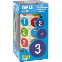 APLI Kids Gummibänder – 3 Blätter, Rund, Holografisch, Durchmesser 20 Mm, 90 Stück