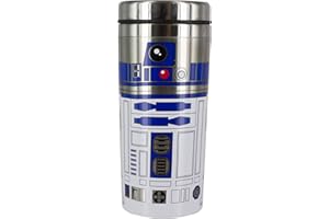 Mug de Voyage Paladone R2-D2 - Flask en Acier Inoxydable Officiel Star Wars, Cadeau Original pour Fans de Lucas Film, 450ml (15 fl oz)