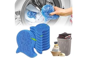 AHLMA 8-częściowy zestaw do pralki, łapacz kłaczków sierści zwierząt, pralka, środek do usuwania sierści kotów, pralka, kulki zapobiegające mechaceniu się, nadaje się do prania w suszarce bębnowej i pralki