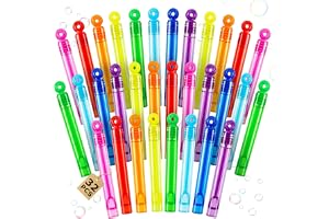 Mini tvålbubblor set 8 färger mini bubbelstavar 32 stycken | Tvålbubblor party favorit födelsedagsdekoration för sommarleksak fest tjänst, bröllop, utomhusaktiviteter