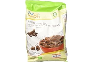 BYUP Fior di Loto Zer%glutine, Follie di riso con crema di cacao bio, senza glutine, 300g