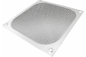 AABCOOLING Filtre de Ventilateur en Aluminium Couvercle de Ventilateur, pour Ventilateur, filtre à Poussière (120 mm, Argent)