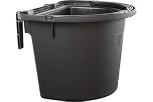 Plastica Panaro Mangiatoia per Cavalli Angolare 300/86, con Comodi Agganci in Nylon e Privo di Parti Metalliche Equitazione