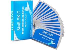 Olakin Blanqueador Dental Profesional, [28Pcs] Tiras Blanqueadoras, Eliminar Manchas Dentales, Reduce Sensibilidad Dental