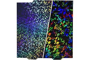 RETUXEP 3D Build Plate for Bambu Labs A1 Mini 3D Pritner (Rainbow Confetti PEF+Circle PEK)