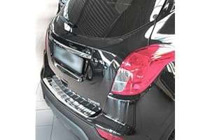 ‎RECAMBO Ladekantenschutz Edelstahl MATT kompatibel für OPEL MOKKA | MOKKA X | CHEVROLET TRAX | premium Qualität von RECAMBO