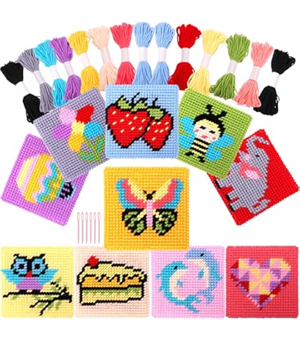 Baker Ross Kit A Punto Croce Astuccio (Pack Of 30