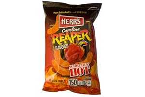 HERR'S Chips Soufflées fromage & piment Carolina Reaper - Herrs - Lot de 3