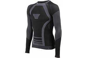 Risalti MęSka I Damska Koszulka Termoaktywna Extreme Unisex - OddychająCa Bielizna Termoaktywna Z DłUgim RęKawem, Bezszwowa Techniczna Odzież Zimowa - Made In Italy