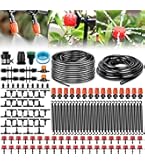 Forever Speed Irrigatiesysteem, 60 stuks, 20 m irrigatiebuizen, druppelirrigatie, drukcompensatie, tuinirrigatiesysteem voor tuin, balkon, broeikas, terras