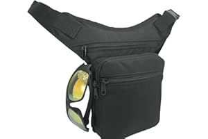 MIALAND Riñonera Lateral Estilo Hippie para Hombre y Mujer – con Compartimento Central, 2 Bolsillos Exteriores y Soporte para Gafas o bolígrafo – Correa Ajustable hasta 140 cm – Fabricada en España