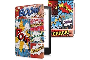 kwmobile Custodia eReader Compatibile con Amazon Kindle Paperwhite 11. Generation 2021 Cover - eBook Reader Flip Case - multicolore - Pop Art