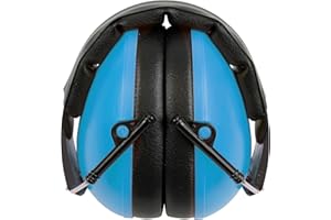 TimeTEX - Protección auditiva para niños Auris Plus azul | Protección auditiva robusta, ajustable y plegable con valor de aislamiento de 24,3 dB | Contenido: 1 x protección auditiva Dimensiones