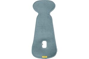 ‎AEROMOOV AeroMoov - Baby Sitzauflage Air Layer - Einlage Für Autositz oder Kinderwagen - Gruppe B - Antischwitz Sommerbezug - Bio-Baumwolle - Mint