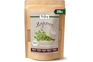 ‎BIOJOY Biojoy Organiczny majeranek w proszku (250 g), mielony i bez dodatków (Origanum majorana L.)