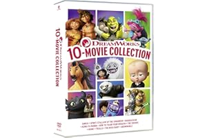 Dreamworks 10 Movie Collection ( Box 10 Dv) (Spirit,Shrek,Baby Boss,Trools )