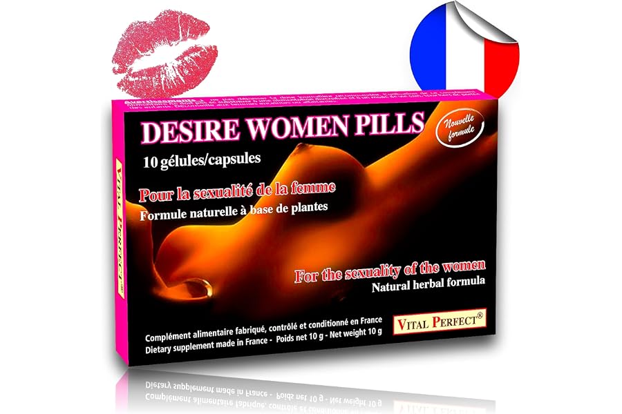 Aphrodisiaque feminin naturel Desire Women pills en 10 Gelules Stimulant sexuel pour femme...