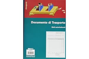 EDIPRO - E5219CT - Blocco documento di trasporto 33x3 autoricalcante f.to 29.7x22