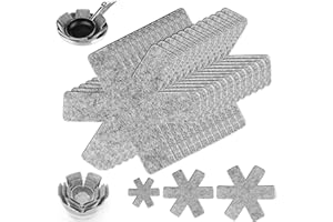 Protection Casserole Protege Poele 12 Pièces Protection Casseroles Protection Poele 3 Tailles (20-30- 38 CM) Protéger Les Surfaces de Votre Cuisine pour Éviter Les Rayures