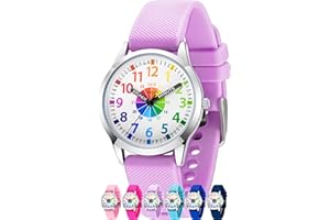 SIMSAM Kinderuhr Junge ab 6, Lernuhr Kinder Uhr ab 8, Kinderuhr Mädchen 10 Jahre, Armbanduhr Kinder Uhren für Jungs 12 Jahre, Armbanduhr Mädchen Jungen, Kids Watch, Kinderuhren