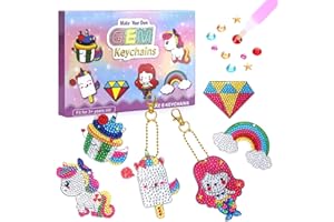 FULLOVE Toys for 6 7 8 9 10 Years Old Girls, Crafts for Kids Diamond Art Kits for Children Arts And Crafts for Kids Age 4-6 6-8 8-10 Diamond Painting Kit for Kids Ages 6-12 Boys Girls Birthday Presents