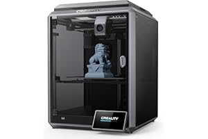 Creality K1 Stampante 3D, Velocità Massima di 600 mm/s, Accelerazione 20000 mm/s², Livellamento Automatico, Filamento per 3D Printer da 1,75 mm, Dimensioni di Stampa 220 x 220 x 250 mm