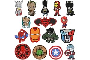 Siphus Parches Termoadhesivos Infantiles, 16 Piezas Parches Ropa Niños, Parches Bordados para Ropa, Parches Ropa Coser, Parche Vaquero, Parche Ropa Niña Niño, para Chaquetas Jeans Mochilas