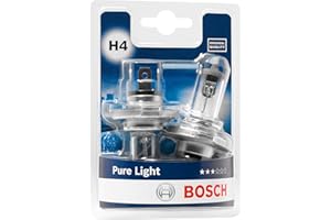 Bosch H4 Pure Light lampes de phare - 12 V 60/55 W P43t - 2 ampoules