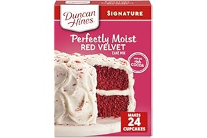 Duncan Hines Perfectly Moist Red Velvet Cake Mix Backmischung 432g