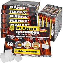 Allume-feu écologique En Bois Et Cire - Lot De 24 Cubes, Fabriqué En Allemagne, Pour Barbecue, Cheminée, Four