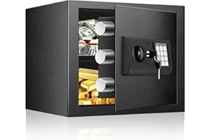 TISKGG 26L Safe Fireproof for Home Digital Furniture Safe with Fireproof Waterproof Emergency Key Battery Box Wall Safe with Combination Lock for Cash