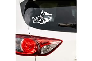 FINEST FOLIA Jabalí pegatina hoja decoración coche accesorios jabalí cabeza patrón jabalí cazadores forestales pegatina coche (blanco, pequeño set K138 K137)