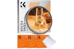 K&F CONCEPT Variabler 67mm Sternfilter 4 Punkte, 8 Punkte für Sternenlichteffekte für 67mm Universell Handykamera für Kreative Fotografie mit Handys und Kameras (Nano-Klear)