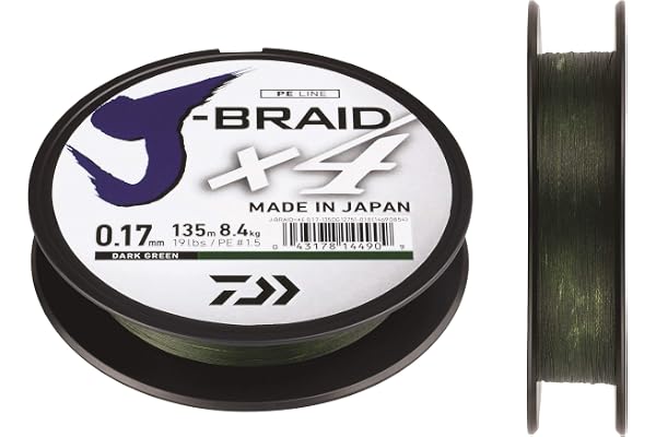 Daiwa J-Braid X 4 Multicolore