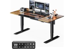 MAIDeSITe SC2 Pro Plus biurko z elektryczną regulacją wysokości, 160 x 80 cm, 2 silniki, biurko z regulacją wysokości, z 4 programowalnymi przyciskami pamięci