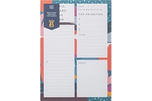 Busy B - Bloc de listas A5 con 60 hojas arrancables