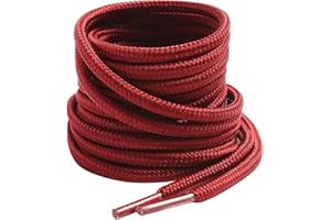 VSUDO Okrągłe sznurowadła o średnicy 4 mm, buty robocze i turystyczne, wysokiej jakości okrągłe sznurowadła do butów sportowych