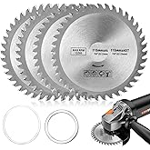 Peygre 4 Pcs Angle Grinder Discs 115mm 40 Teeth Carbide | Wood Circular Saw Disc, Woodworking, Hardwood, Plywood, Plastic, Ca