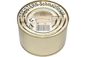 ‎DREISTERN DREISTERN Schmalzfleisch 400g I Köstliche Kombination Aus Schweinefleisch Und Schweinespeck