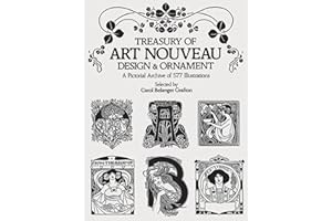 Treasury of Art Nouveau Design & Ornament: A Pictorial Archive of 577 Illustrations (Dover Pictorial Archive)