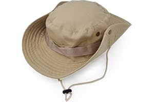 UltraKey Chapeau de Soleil à Large Bord Extérieur, Style d’armée de Combat Classique Jungle Chapeau de Soleil pour Pêche,Chasse,Camping