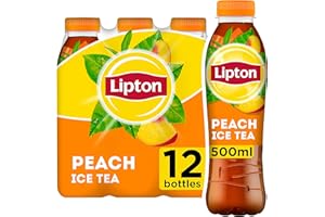 Lipton Ice Tea Peach Still Soft Drink 500ml, (Pack of 12)