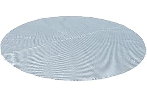 SHATCHI 4/6 Bathers Tapis à Bulles Rond/carré pour Conservation de la Chaleur et économie d'énergie pour Tous Les Mspa et Jacuzzi, Gris, 6P (Ø 200 cm)