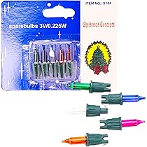 Christmas Concepts Pack Of 5 Clear Push In Fuse Bulbs 12v No 3b