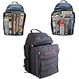 Tabletop Tyrant Board Game Backpack, Game Storage Backpack with Padded Shoulder Straps, Travel Bag for Board Games, Dice, Trading Cards and Accessories, Waterproof and Fits Most Boardgames