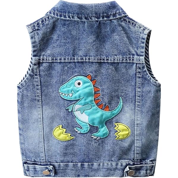 Yao Kleine Mädchen Jeans Weste Frühling Herbst Pa Produktbild-Vorschau 6