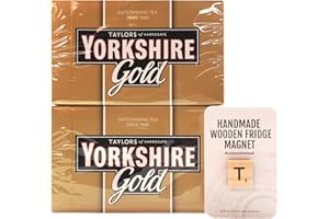 LST DIRECT Yorkshire Tea Gold - 80 Tea Bags (Pack of 2 Boxes, 160 Total) With Free Fridge Magnet