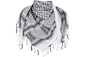 Chalier Fashion Bufanda Militar Tactica Desierto Invierno y Verano 100% Algodón para Hombre y Mujer