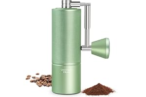 TIMEMORE Chestnut C3s PRO ręczny młynek do kawy, ulepszona zintegrowana obudowa z metalu, ręczny młynek do kawy ze składanym uchwytem, do espresso aż do French Press - zielony
